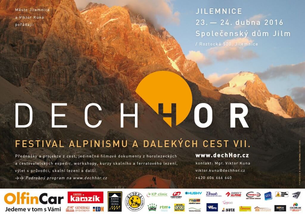 Dech hor - Festival alpinismu a dalekých cest v Jilemnici 23.-24.4.